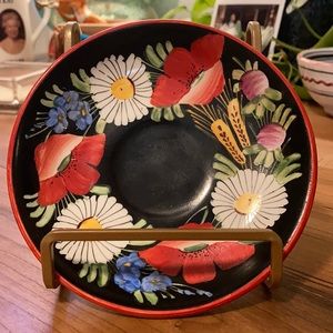 Vintage Folk Art hand painted plate plate Mexico